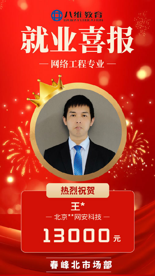 八維職業(yè)學校網(wǎng)絡(luò)工程專業(yè)最新喜報來襲