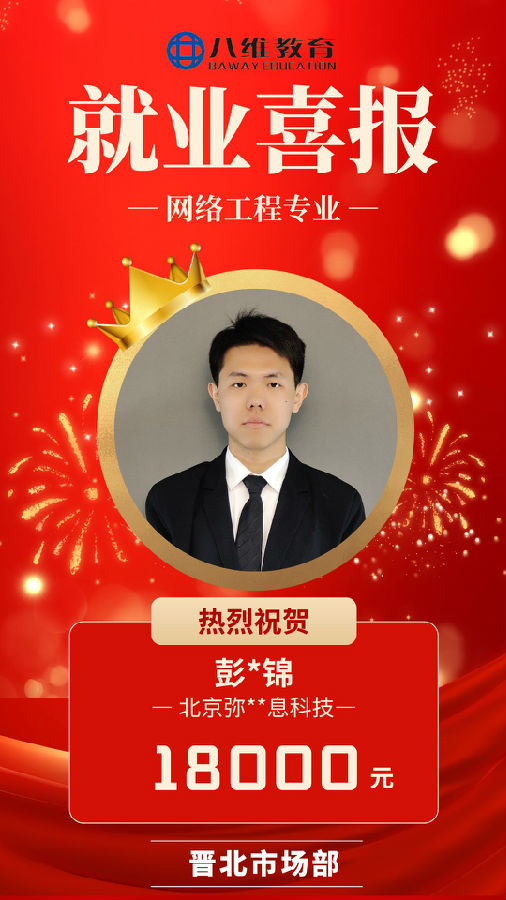 八維職業(yè)學校網(wǎng)絡(luò)工程專業(yè)最新喜報來襲